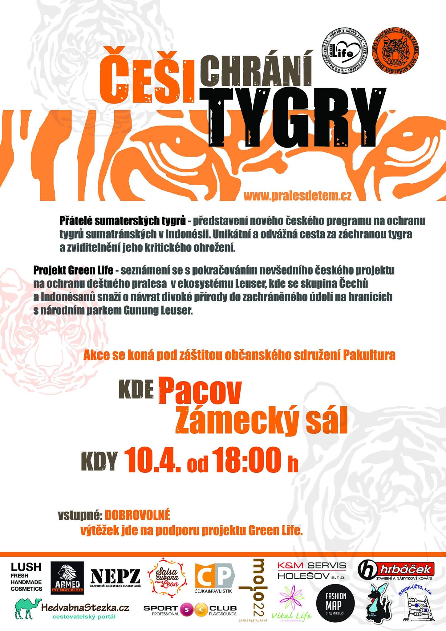 Češi chrání tygry | 10. 4. 2014 | Zámecký sál | Pacov