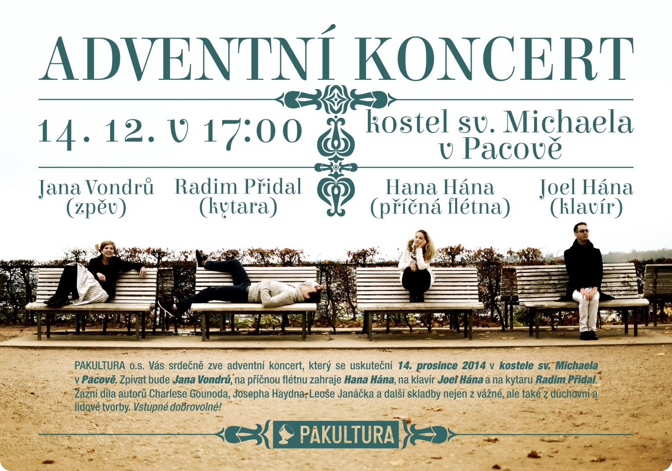 Adventní koncert  | 14. 12. 2014 | Pacov