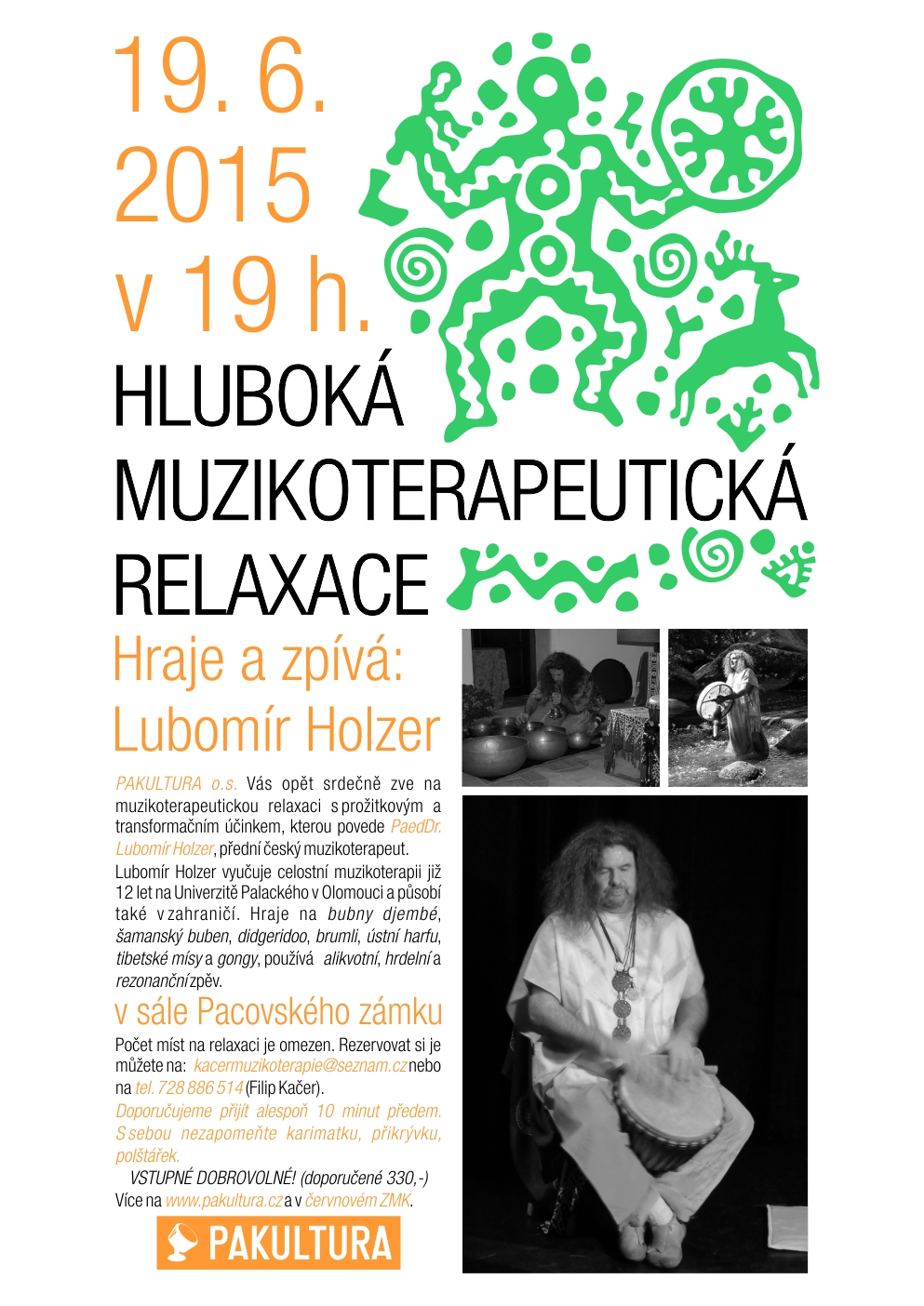 Hluboká muzikoterapeutická relaxace | 19. 6. 2015 | Pacov